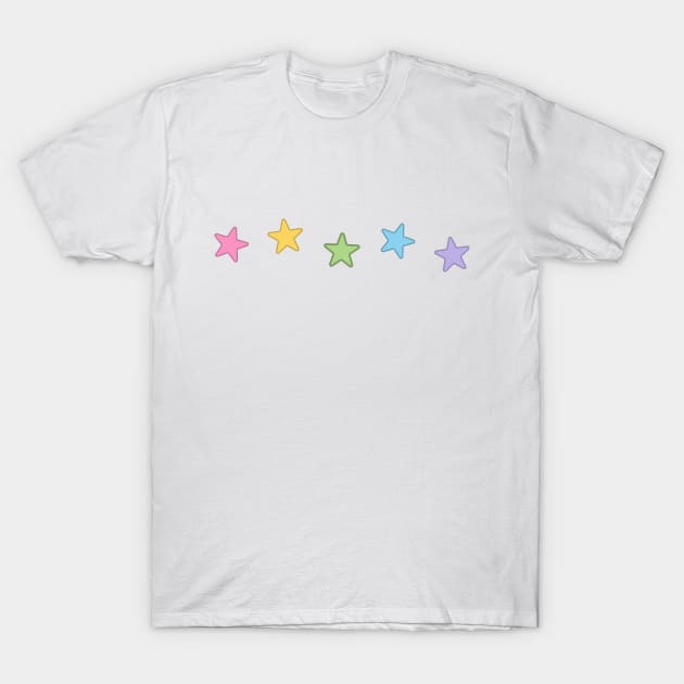 Rainbow Stars T-Shirt by Kelly Gigi